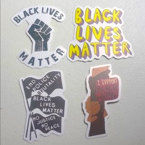 BLACK LIVES MATTER STICKERS